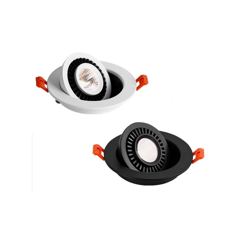 SPOTS LED ENCASTRABLES ORIENTABLES ROTATIFS 3W 5W 7W 12W 15W