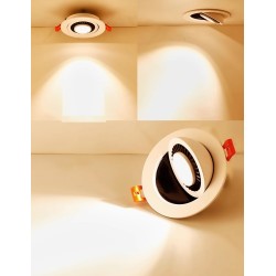 SPOTS LED ENCASTRABLES ORIENTABLES ROTATIFS 3W 5W 7W 12W 15W