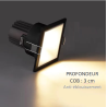 SPOTS LED CARRÉS 1 TÊTE 2 TÊTES (DOWNLIGHT) ENCASTRABLES ANTI-ÉBLOUISSEMENT CADRE ÉTROIT