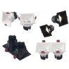 SPOTS LED CARRÉS 1 TÊTE 2 TÊTES (DOWNLIGHT) ENCASTRABLES ANTI-ÉBLOUISSEMENT CADRE ÉTROIT