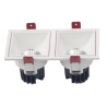 SPOTS LED CARRÉS 1 TÊTE 2 TÊTES (DOWNLIGHT) ENCASTRABLES ANTI-ÉBLOUISSEMENT CADRE ÉTROIT