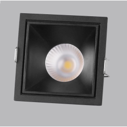 SPOTS LED CARRÉS 1 TÊTE 2 TÊTES (DOWNLIGHT) ENCASTRABLES ANTI-ÉBLOUISSEMENT CADRE ÉTROIT