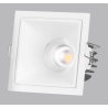 SPOTS LED CARRÉS 1 TÊTE 2 TÊTES (DOWNLIGHT) ENCASTRABLES ANTI-ÉBLOUISSEMENT CADRE ÉTROIT