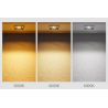 SPOTS LED CARRÉS 1 TÊTE 2 TÊTES (DOWNLIGHT) ENCASTRABLES ANTI-ÉBLOUISSEMENT CADRE ÉTROIT