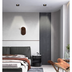 SPOTS LED CARRÉS 1 TÊTE 2 TÊTES (DOWNLIGHT) ENCASTRABLES ANTI-ÉBLOUISSEMENT CADRE ÉTROIT