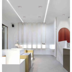 SPOTS LED CARRÉS 1 TÊTE 2 TÊTES (DOWNLIGHT) ENCASTRABLES ANTI-ÉBLOUISSEMENT CADRE ÉTROIT