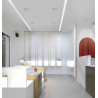 SPOTS LED CARRÉS 1 TÊTE 2 TÊTES (DOWNLIGHT) ENCASTRABLES ANTI-ÉBLOUISSEMENT CADRE ÉTROIT