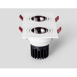 SPOTS LED - 1 TÊTE 2 TÊTES 3 TÊTES - ENCASTRABLES ORIENTABLES ANTI-ÉBLOUISSEMENT