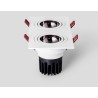 SPOTS LED - 1 TÊTE 2 TÊTES 3 TÊTES - ENCASTRABLES ORIENTABLES ANTI-ÉBLOUISSEMENT