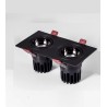 SPOTS LED - 1 TÊTE 2 TÊTES 3 TÊTES - ENCASTRABLES ORIENTABLES ANTI-ÉBLOUISSEMENT