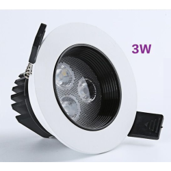 SPOTS LED PUCES SMD (DOWNLIGHT) ENCASTRABLES ANTI-ÉBLOUISSEMENT 3W 5W 7W 12W 18W