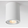SPOT LED ROND 5W NOIR BLANC MONTAGE EN SURFACE GU10 AMOVIBLE ORIENTABLE