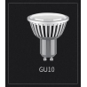 SUSPENSION LED TUBE ALUMINIUM BLANC NOIR AMPOULE GU10 5W