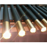 SUSPENSION LED TUBE 5W DOUBLE COULEUR NOIR ET OR - DIVERS DIAMÈTRES ET LONGUEURS - ESTHÉTIQUE ET LUMINEUSE