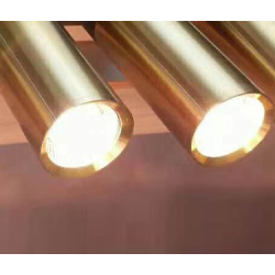 SUSPENSION LED TUBE 5W DOUBLE COULEUR NOIR ET OR - DIVERS DIAMÈTRES ET LONGUEURS - ESTHÉTIQUE ET LUMINEUSE