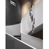 SUSPENSION LED TUBE 5W DOUBLE COULEUR NOIR ET OR - DIVERS DIAMÈTRES ET LONGUEURS - ESTHÉTIQUE ET LUMINEUSE