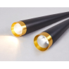 SUSPENSION LED CÔNE 5W CONTEMPORAIN CORPS NOIR TÊTE DORÉE
