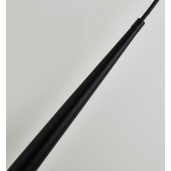 SUSPENSION LED CÔNE 5W CONTEMPORAIN CORPS NOIR TÊTE DORÉE