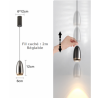 SUSPENSION LED PERLE 5W CREATIVE DIVERS COLORIS