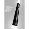 SUSPENSION LED CÔNE LUXE 7W – BICOLORE BLANC + (NOIR / MARRON / ARGENT / OR)