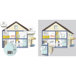ROBINET CHAUFFE-EAU INSTANTANÉ ÉLECTRIQUE KUL23-02C– Technology PORCELAIN ENERGY