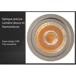 AMPOULES LED GU10 - E27 - ALUMINIUM COB - 5W  7W  10W  12 W