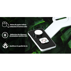 BIDET WC LUXE QPROPRE Ultra Mince – Hygiène intime sans électricité