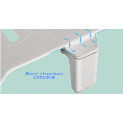 BIDET WC LUXE QPROPRE Ultra Mince – Hygiène intime sans électricité