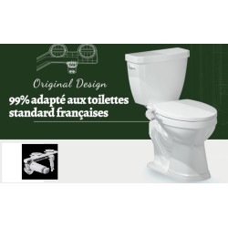 BIDET WC STANDARD QPROPRE Ultra Mince – Hygiène intime sans électricité