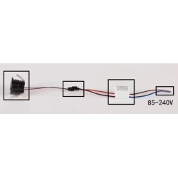 MINI SPOTS LED OEIL DE CHAT ENCASTRABLES 1W 3W - Ø20 mm (DOWNLIGHT)