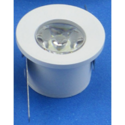 MINI SPOTS ENCASTRABLES - 1 W 3W SILVER NOIR BLANC