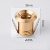 MINI SPOTS LED OEIL DE CHAT ENCASTRABLES 1W 3W - Ø20 mm (DOWNLIGHT)
