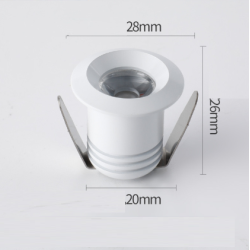 MINI SPOTS LED OEIL DE CHAT ENCASTRABLES 1W 3W - Ø20 mm (DOWNLIGHT)