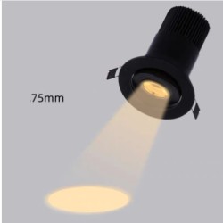 SPOTS LED ANGLE LUMIÈRE 10° ENCASTRABLES ORIENTABLES 3W 5W 7W