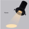 SPOTS LED ANGLE LUMIÈRE 10° ENCASTRABLES ORIENTABLES 3W 5W 7W