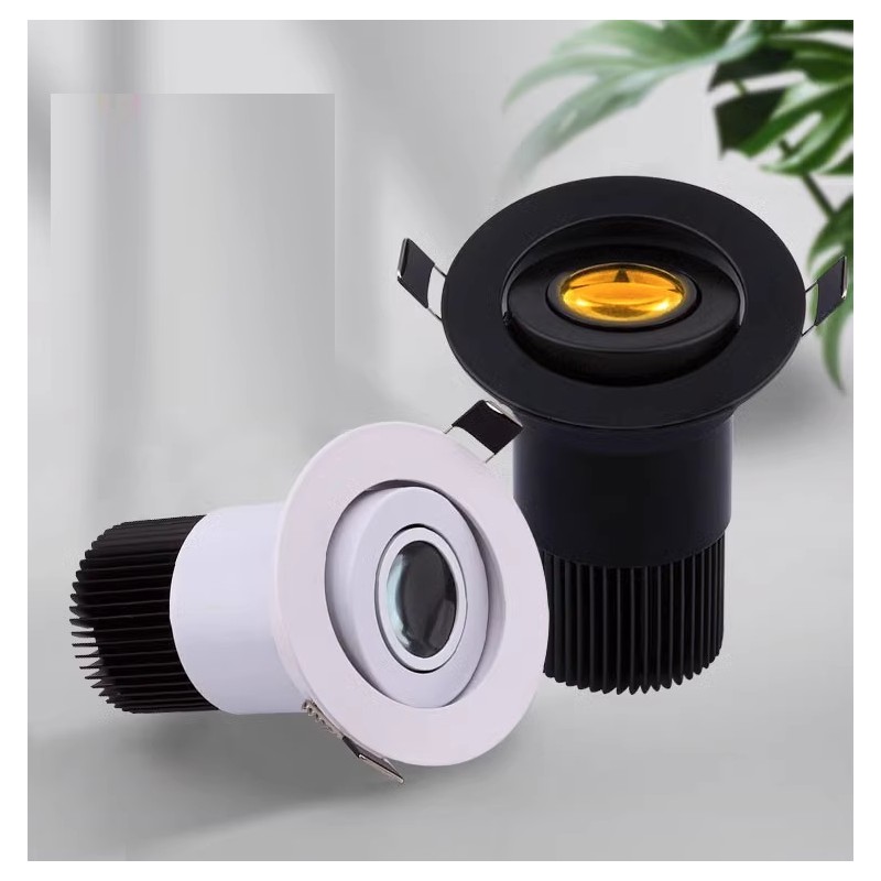 SPOTS LED ANGLE LUMIÈRE 10° ENCASTRABLES ORIENTABLES 3W 5W 7W