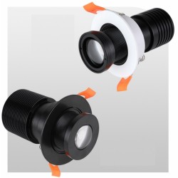 SPOTS LED ANGLE LUMIÈRE 10° ENCASTRABLES ORIENTABLES 3W 5W 7W