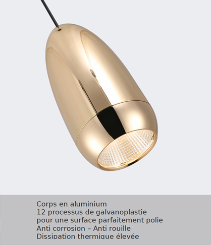 SUSPENSION LED PERLE SUPPORT