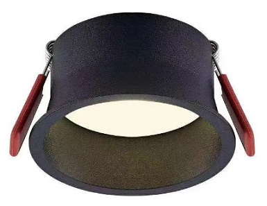 spot led rond noir