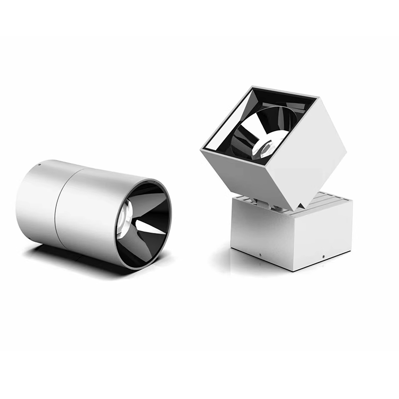 SPOTS LED COB EN SAILLIE RONDS  CARRÉS – ORIENTABLES pliables ROTATIFS 9W 12W ROND